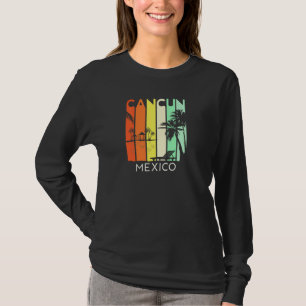 Cancun Mexico Retro Mexican Resort Vacation Girls T-Shirt