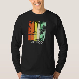 Cancun Mexico Retro Mexican Resort Vacation Girls T-Shirt