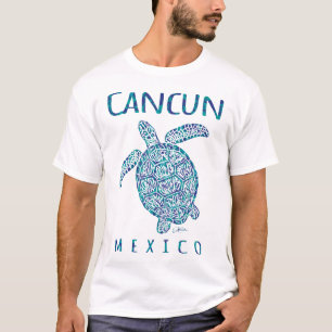 Cancun Mexico Sea Turtle Beach T-Shirt