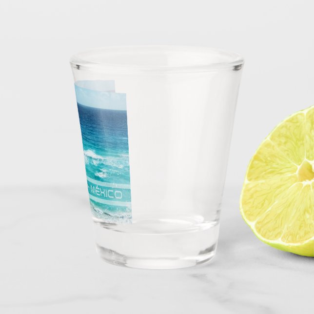 Cancun - Mexico Shot Glass (Right)