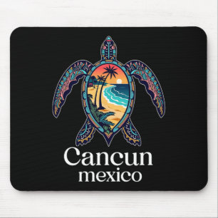 Cancun Mexico Souvenir Family Matching Vacation Ca Mouse Mat