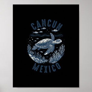 Cancun Mexico Souvenir Family Matching Vacation Ca Poster
