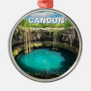 Cancun Mexico Travel Cenote Metal Tree Decoration