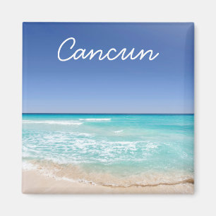 Cancun Mexico Tropical Sea Wave Beach Magnet