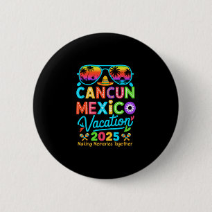 Cancun Mexico Vacation Beach 2025 Trip Matching Gr 6 Cm Round Badge
