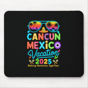 Cancun Mexico Vacation Beach 2025 Trip Matching Gr Mouse Mat