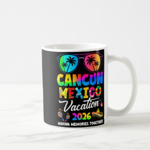 Cancun Mexico Vacation Beach 2026 Trip Family Coffee Mug