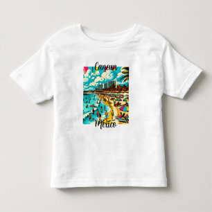 Cancun, Mexico with a Pop Art Vibe Toddler T-Shirt