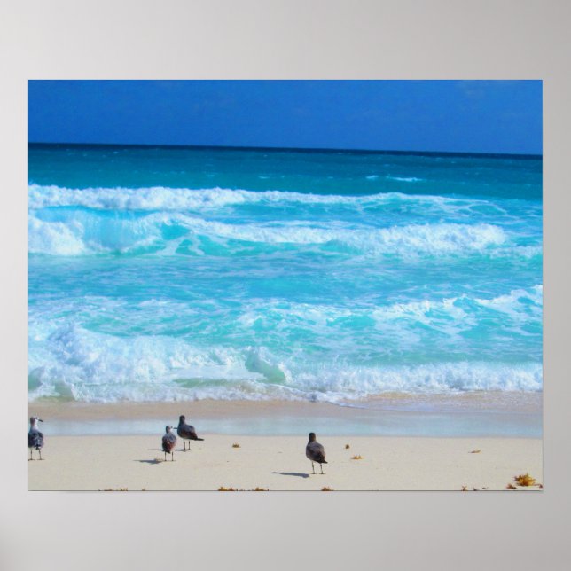 CANCUN OCEAN #2 POSTER (Front)