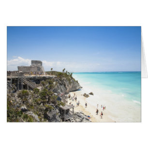 Cancun, Quintana Roo, Mexico - Ruins on a hill