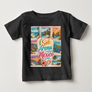 Cancun Sun Sand Mexico Beautiful Beaches Tropical  Baby T-Shirt