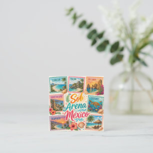 Cancun Sun Sand Mexico Beautiful Beaches Tropical Card
