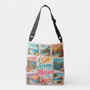 Cancun Sun Sand Mexico Beautiful Beaches Tropical Crossbody Bag