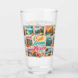 Cancun Sun Sand Mexico Beautiful Beaches Tropical Glass