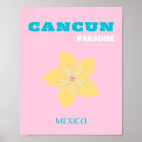Cancun Travel Art, Travel Art, Preppy, Preppy Room