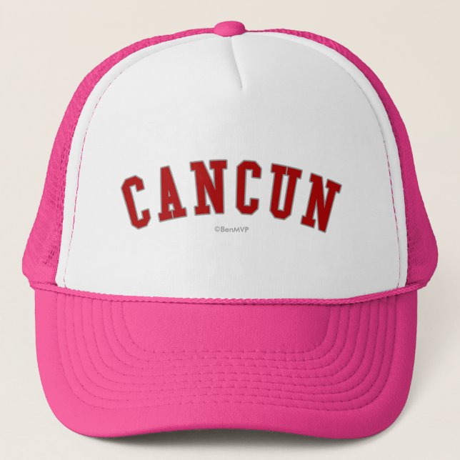 Cancun Trucker Hat (Front)