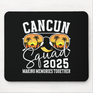 Cancun Vacation Squad 2025 Matching Family Vacatio Mouse Mat