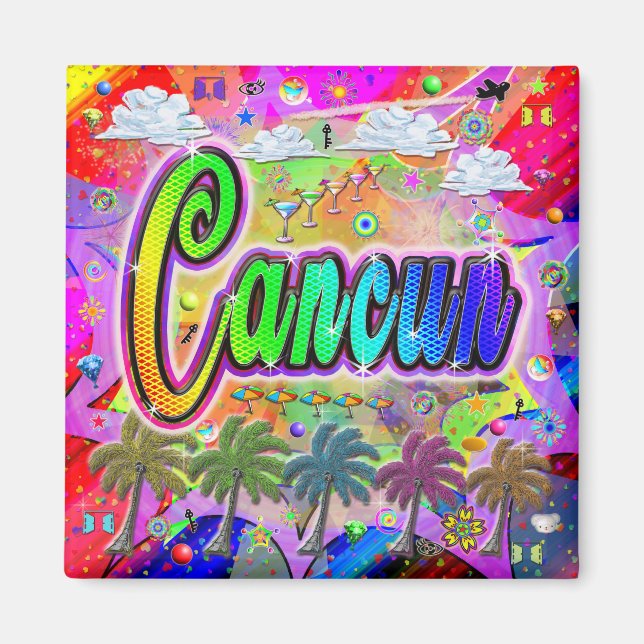 Cancun Vista Express Magnet (Front)