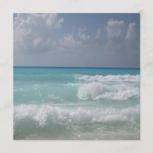 Cancun Waves Invitation