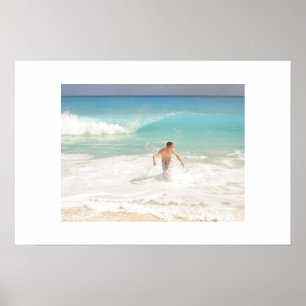 Cancun Waves Poster