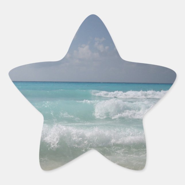 Cancun Waves Sticker (Front)