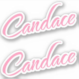 Candace Pink Name x2