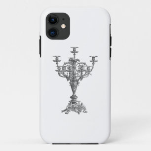 candelabra candleholder line art iPhone 11 case