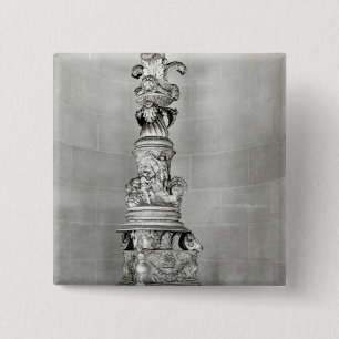 Candelabra designed by Piranesi on the basis 15 Cm Square Badge