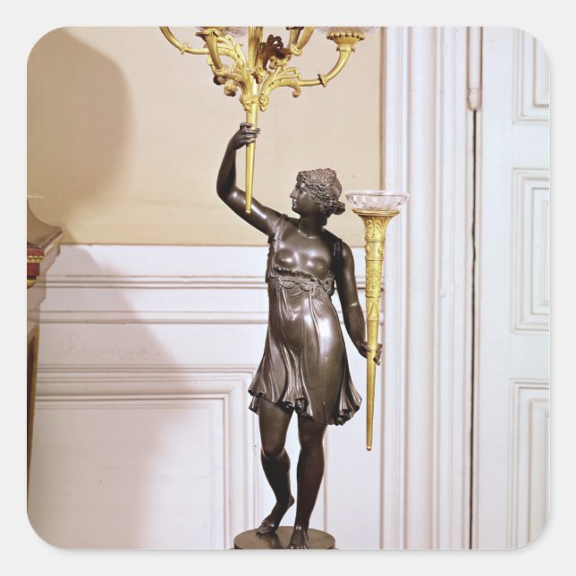Candelabra Square Sticker (Front)
