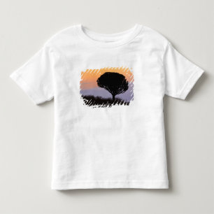 Candelabra Tree silhouetted at sunrise, Toddler T-Shirt