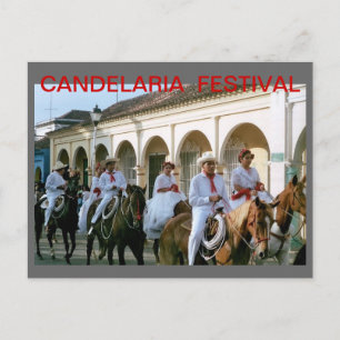 CANDELARIA  FESTIVAL POSTCARD