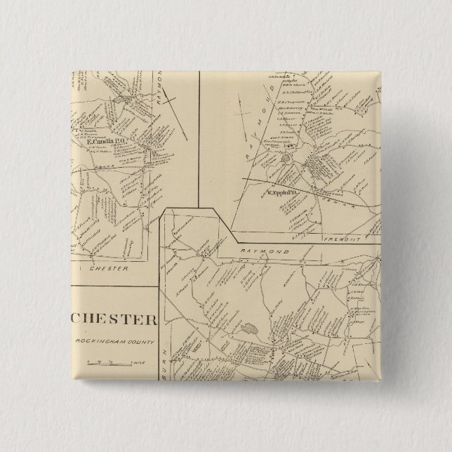 Candia, Epping 15 Cm Square Badge (Front)