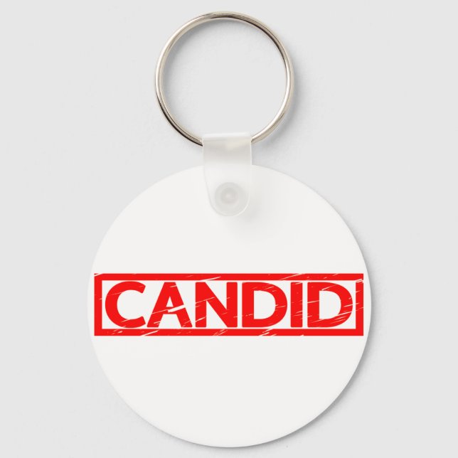Candid Stamp Key Ring (Front)