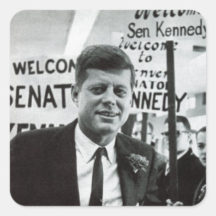 Candidate Kennedy Square Sticker