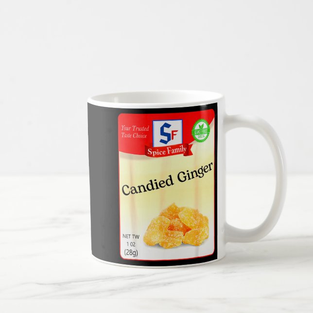 Candied Ginger Condiment Holiday Sce Group Costume Coffee Mug (Right)