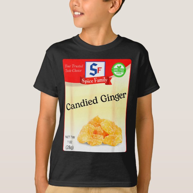 Candied Ginger Condiment Holiday Sce Group Costume T-Shirt (Front)