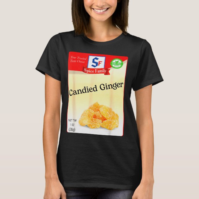 Candied Ginger Condiment Holiday Sce Group Costume T-Shirt (Front)