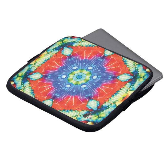 Candied Kaleidoscope Laptop Sleeve (Front Top)
