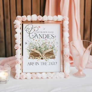 Candies Game New Chapter Book Theme Wildflower Poster