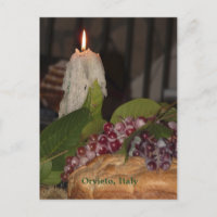 Candle and Grapes Orvieto Italy Keepsake Travel