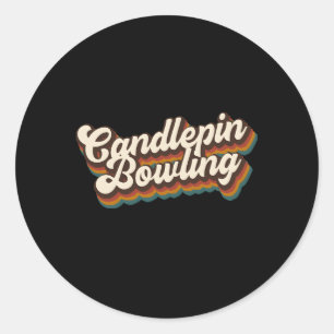 Candle Bowling Candle Bowling Classic Round Sticker