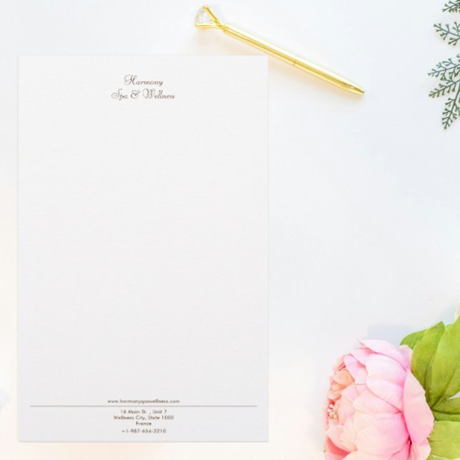 Candle, Brush, Spa & Wellness Stationery (Creator Uploaded)