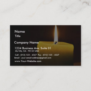 Candle Business Card