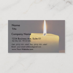Candle Business Card