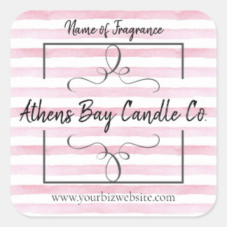 Candle Business Label