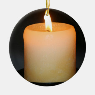 candle ceramic tree decoration