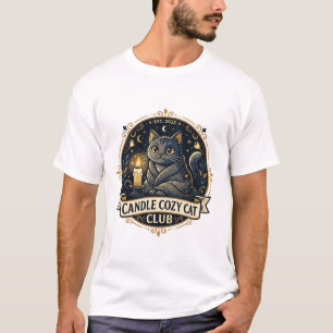 Candle Cosy Cat Cat Dad Gift Idea - Candle Cosy Ca T-Shirt