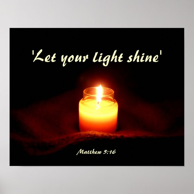 Candle flame! poster (Front)