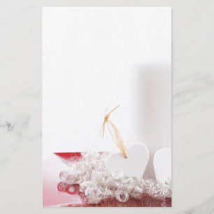 Candle & Hearts Stationery
