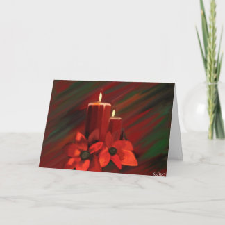 Candle Holiday Card